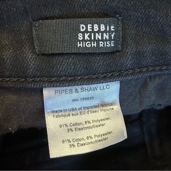 Veronica Beard Debbie Skinny Jean Black Ankle-Crop Jean Women’s SZ 27/4 - Picture 7 of 9